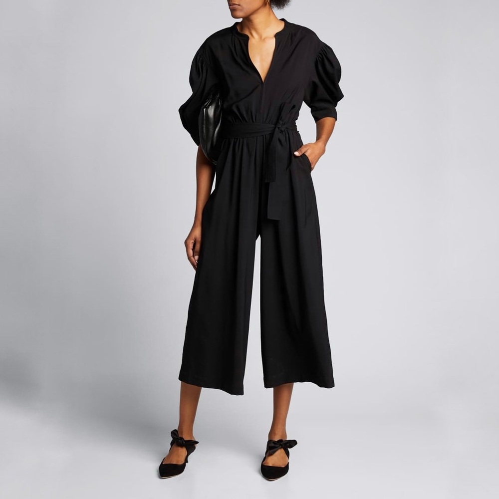 A.L.C. Shiva Crop Wide Leg Jumpsuit Size 0